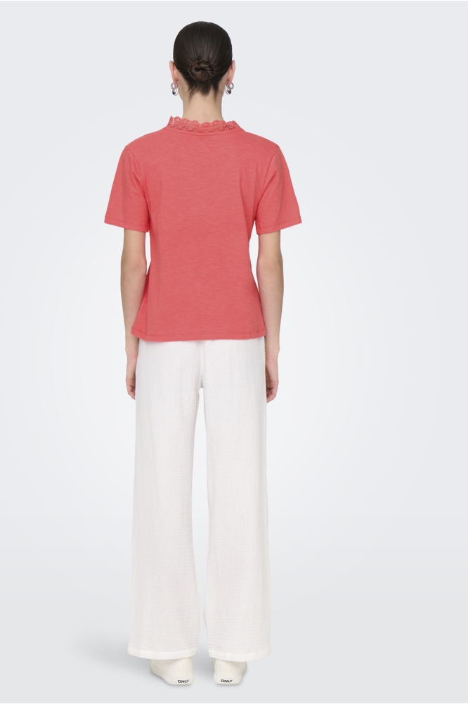 JDYSALVA LIFE S/S V-NECK TOP JRS DI 15351484 DUBARRY